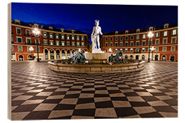 Trebilde Fontaine du Soleil on Place Massena in Nice