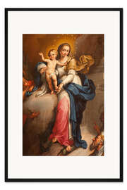 Gerahmter Kunstdruck Heilige Maria (Detail)