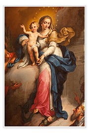Wall print  Holy Mary (Detail) - Agostino Ugolini