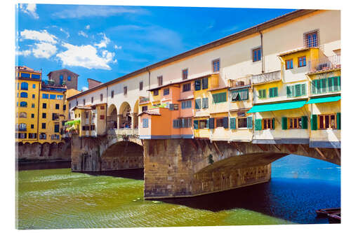 Acrylic print Ponte Vecchio, Florence