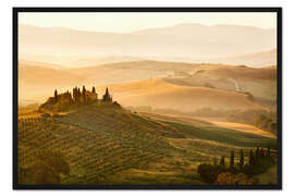 Gerahmter Kunstdruck Toskana-Flair