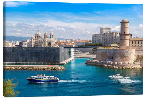 Obraz na płótnie Old port in Marseille