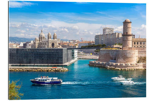 Tableau en plexi-alu Vieux port de Marseille