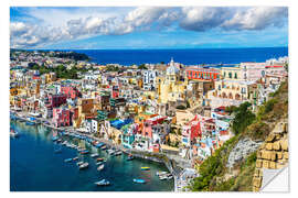 Naklejka na ścianę Procida island in Italy