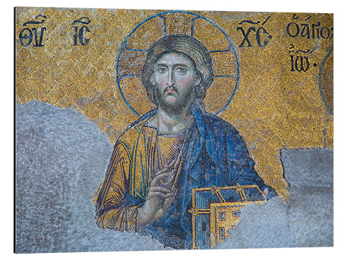 Alubild Jesus Christus Mosaik