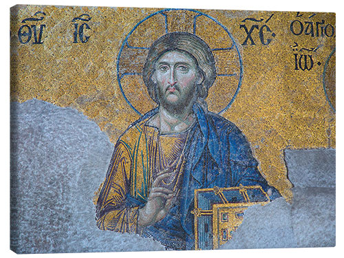 Canvas print Jesus Christ mosaic