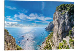 Gallery print Cliff on Capri island