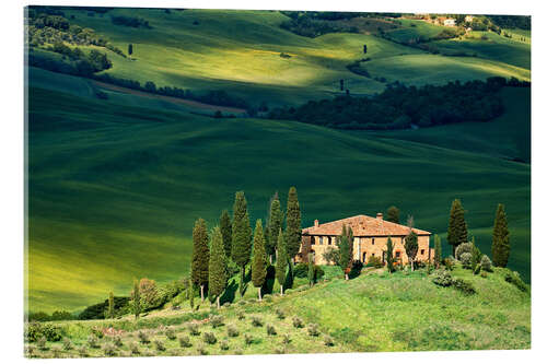 Quadro em acrílico House in Tuscany