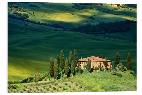 Foam board print House in Tuscany