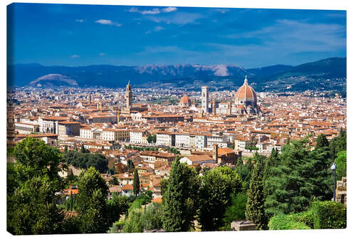 Tableau sur toile Les toits de Florence