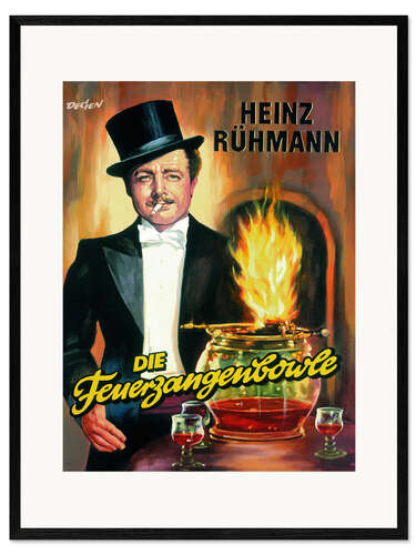 Kehystetty taidepainatus Die Feuerzangenbowle