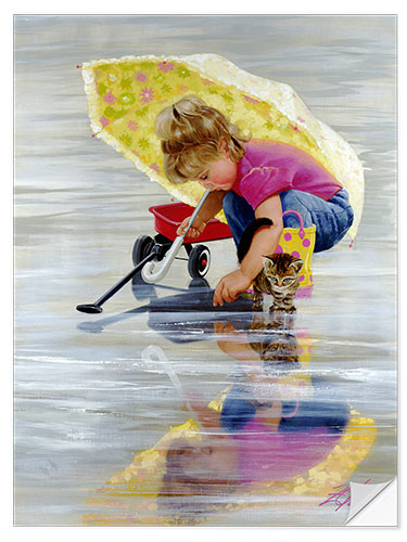 Sticker mural Reflets
