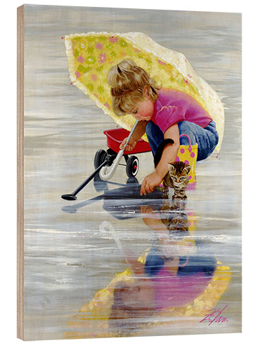 Hout print Reflections