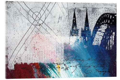 Acrylglasbild Kölner Dom III