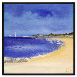 Gerahmter Kunstdruck Die schöne Nordseeküste