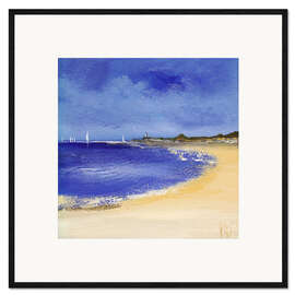 Framed art print The beautiful North Sea coast