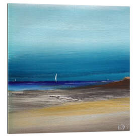 Tableau en plexi-alu Sailboat on the North Sea