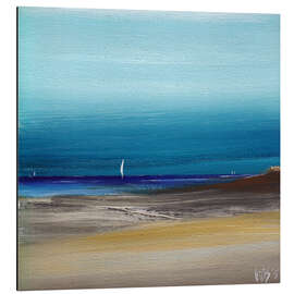 Magnettafel Segelboot auf der Nordsee