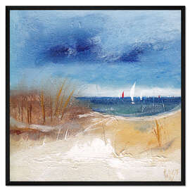 Gerahmter Kunstdruck Segeln