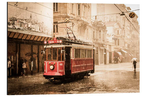 Aluminium print Istiklal Caddesi