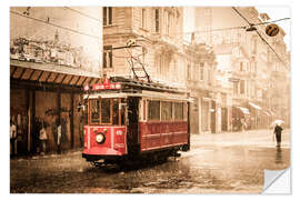 Selvklebende plakat Istiklal Caddesi