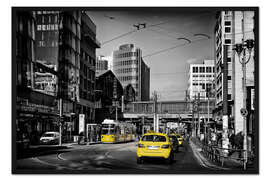 Gerahmter Kunstdruck Berlin Friedrichstrasse