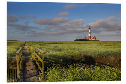 PVC-taulu Lighthouse in the salt marshes on the North Coast