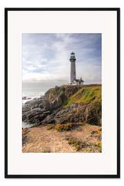 Gerahmter Kunstdruck Pigeon Point Lighthouse