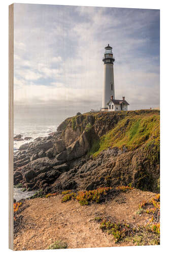 Holzbild Pigeon Point Lighthouse