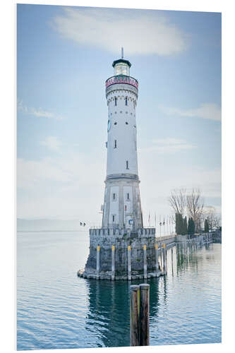 Tableau en PVC Joli phare de Lindau