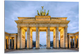 Tableau en plexi-alu Porte de Brandebourg à Berlin