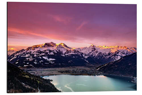 Aluminium print Kitzsteinhorn sunrise