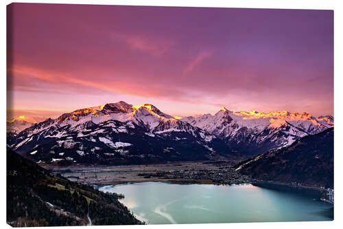 Leinwandbild Kitzsteinhorn sunrise