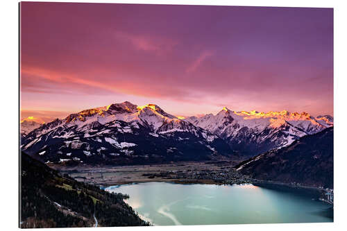 Tableau en plexi-alu Kitzsteinhorn sunrise