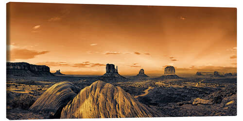 Tableau sur toile Kelly Monument Valley