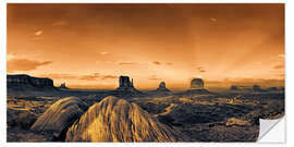 Vinilo para la pared Kelly Monument Valley