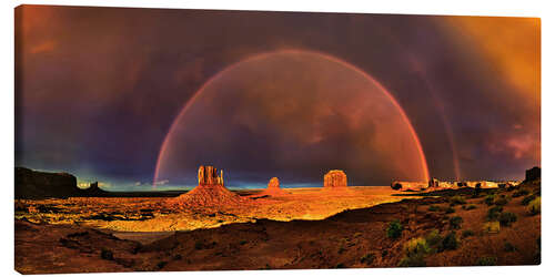 Canvas print Monument Valley Rainbow