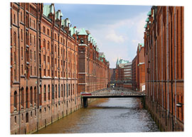 Tableau en PVC Speicherstadt à Hambourg