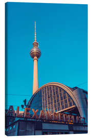 Obraz na płótnie  Railroad station Alexanderplatz