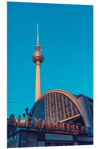 Hartschaumbild Bahnhof Alexanderplatz