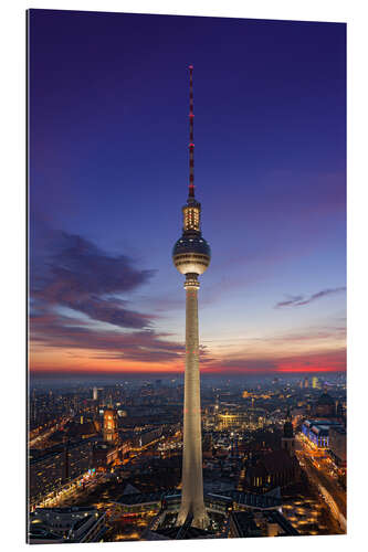 Gallery print Berlin TV tower at night