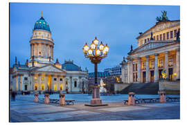 Cuadro de aluminio Gendarmenmarkt square with street lamp