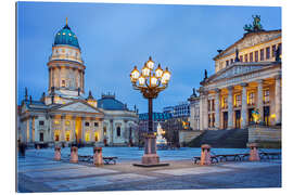 Gallery Print Gendarmenmarkt mit Straßenlaterne