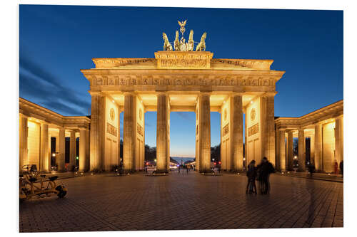 PVC-tavla Brandenburg gate at dusk