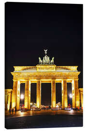 Leinwandbild  Brandenburger Tor in Berlin