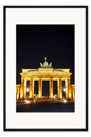 Gerahmter Kunstdruck Brandenburger Tor in Berlin