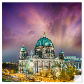 Wall sticker Berliner Dom - German Cathedral at sunset