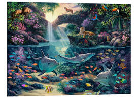 Magnettafel Dschungelparadies