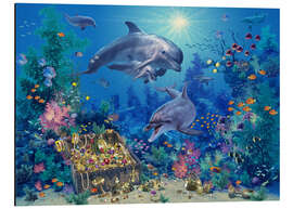 Quadro em alumínio Dolphin Family