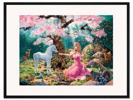 Gerahmter Kunstdruck Baum des Lebens (Variante 1)